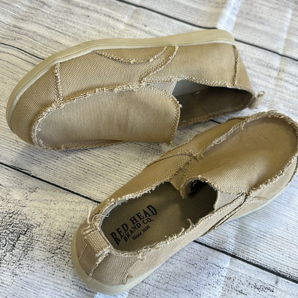RedHead Chilled Out Canvas Slip-On Shoes for Men • Sz 8